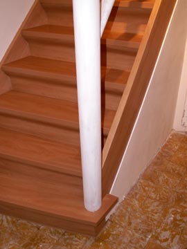 Treppe renoviert