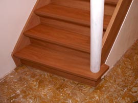 Treppe renoviert